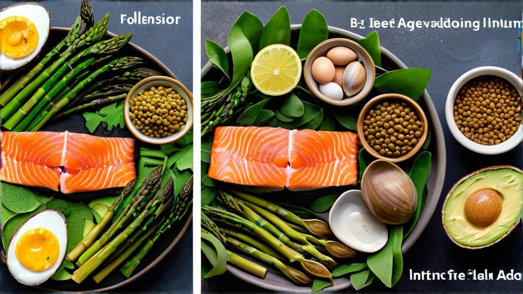 Vitamin Deficiency Anemia: What You Need To Know About B12, Folate, And Healthy Blood (2026 Guide) 2 Vitamin deficiency anemia: shows b12 food sources (salmon, eggs, dairy, beef liver, clams) with absorption pathway including